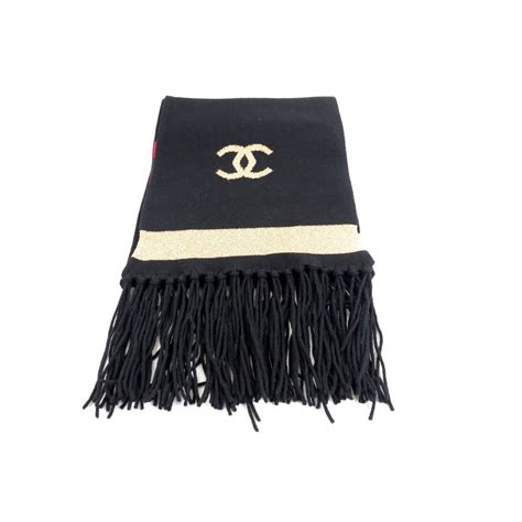 chanel echarpe femme prix|Echarpe en cachemire Chanel Noir en Cachemire .